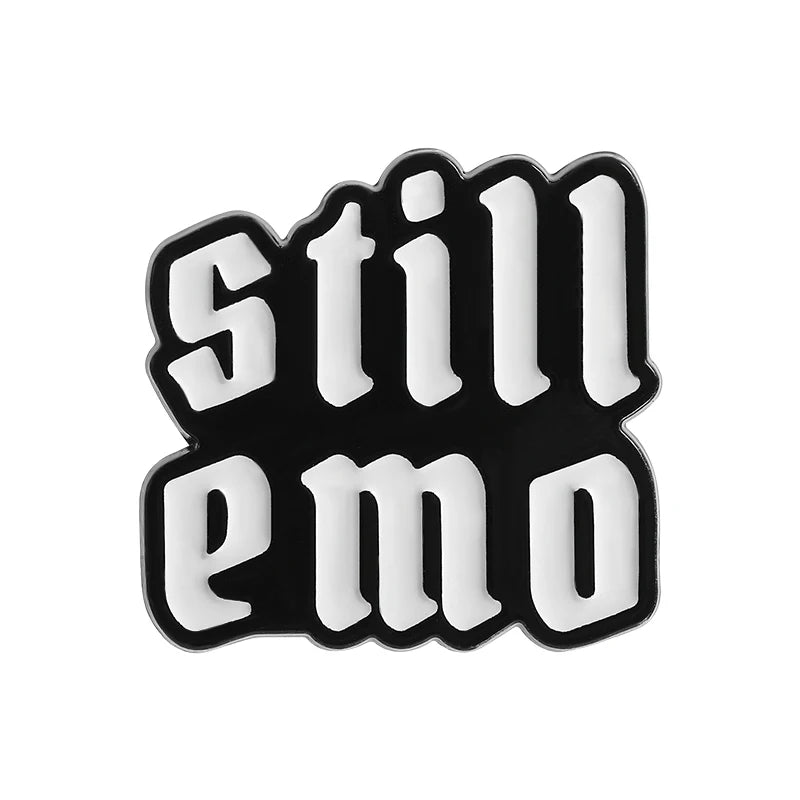 Emo Enamel Pins