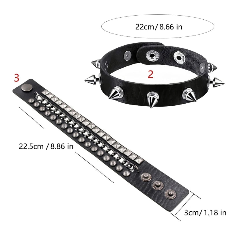 Studded Punk Bracelet's